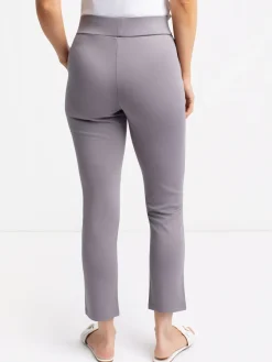 Semi-fitted pull-on pants