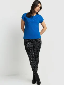 Semi-fitted pull-on pants