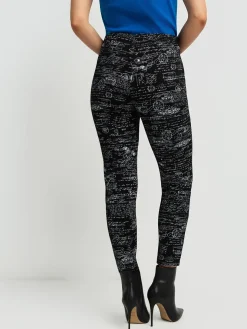 Semi-fitted pull-on pants