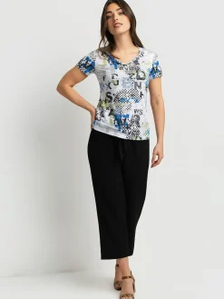 Semi-fitted short-sleeve T-shirt