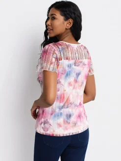 Semi-fitted short-sleeve T-shirt