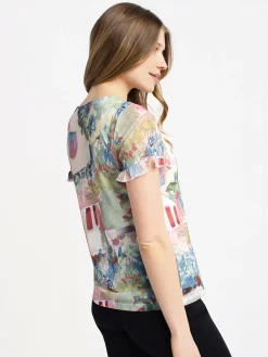 Semi-fitted short-sleeve T-shirt