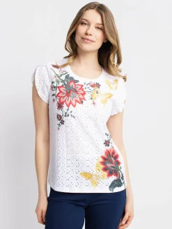 Semi-fitted short-sleeve T-shirt