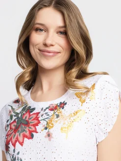 Semi-fitted short-sleeve T-shirt