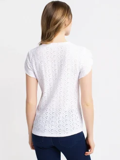 Semi-fitted short-sleeve T-shirt