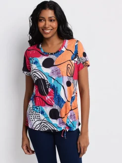 Semi-fitted short-sleeve T-shirt