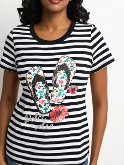 Semi-fitted short-sleeve T-shirt