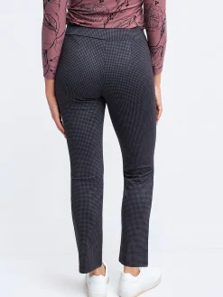 Semi-fitted straight pull-on pants - Petite