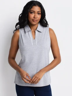 Semi-fitted tank top