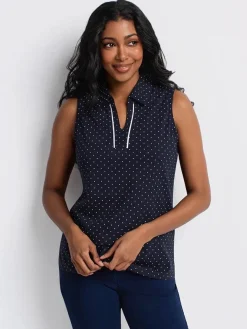 Semi-fitted tank top