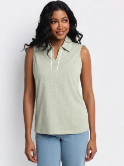 Semi-fitted tank top