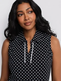 Semi-fitted tank top