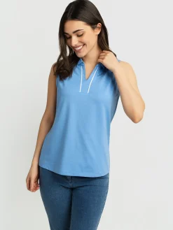 Semi-fitted tank top