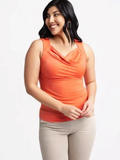 Semi-fitted tank top