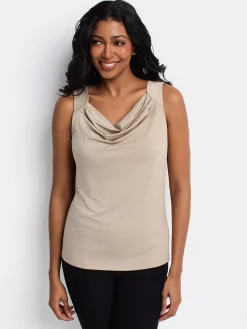 Semi-fitted tank top