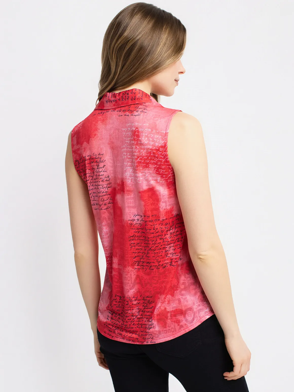 Semi-fitted tank top