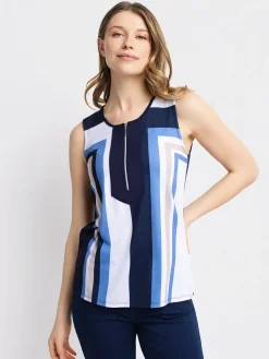 Semi-fitted tank top