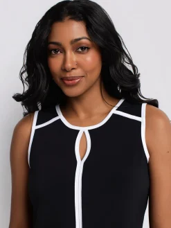 Semi-fitted tank top