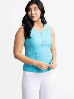 Semi-fitted tank top