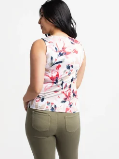 Semi-fitted tank top