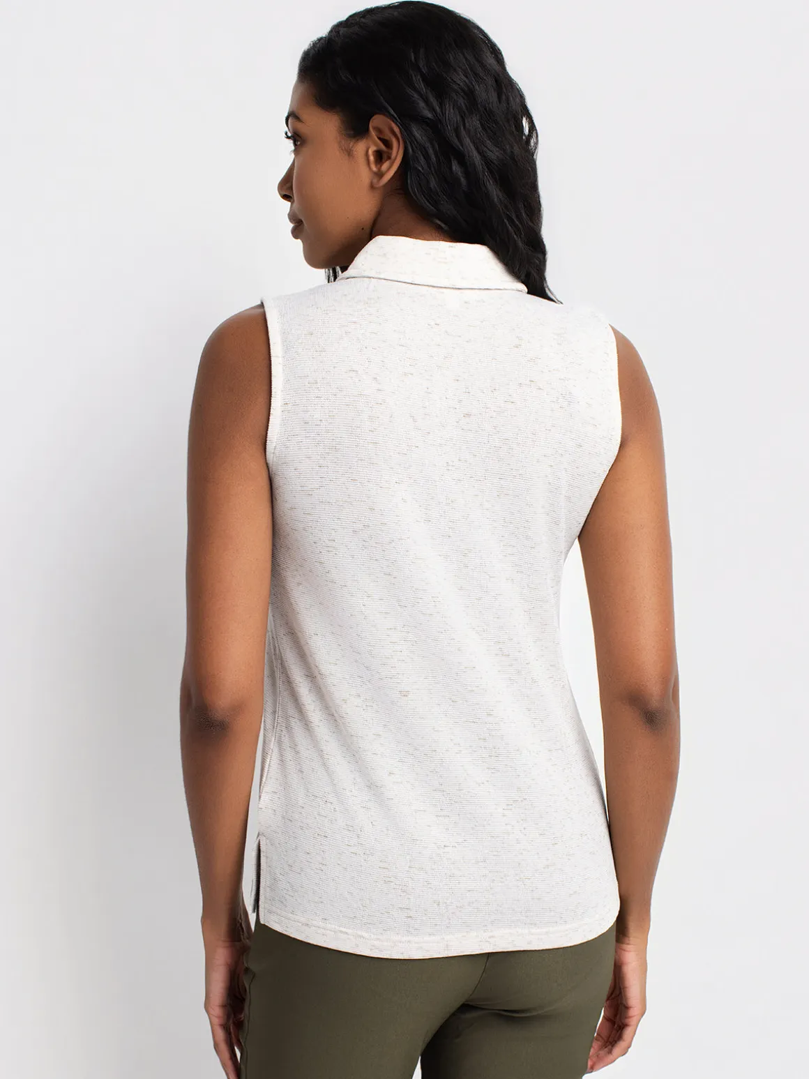 Semi-fitted tank top