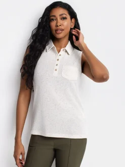 Semi-fitted tank top