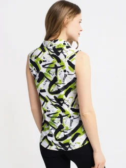 Semi-fitted tank top
