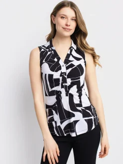 Semi-fitted tank top
