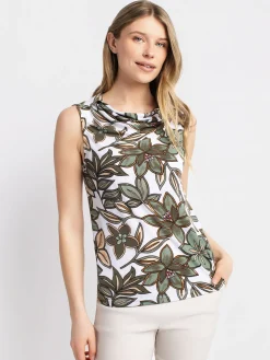 Semi-fitted tank top