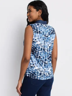 Semi-fitted tank top