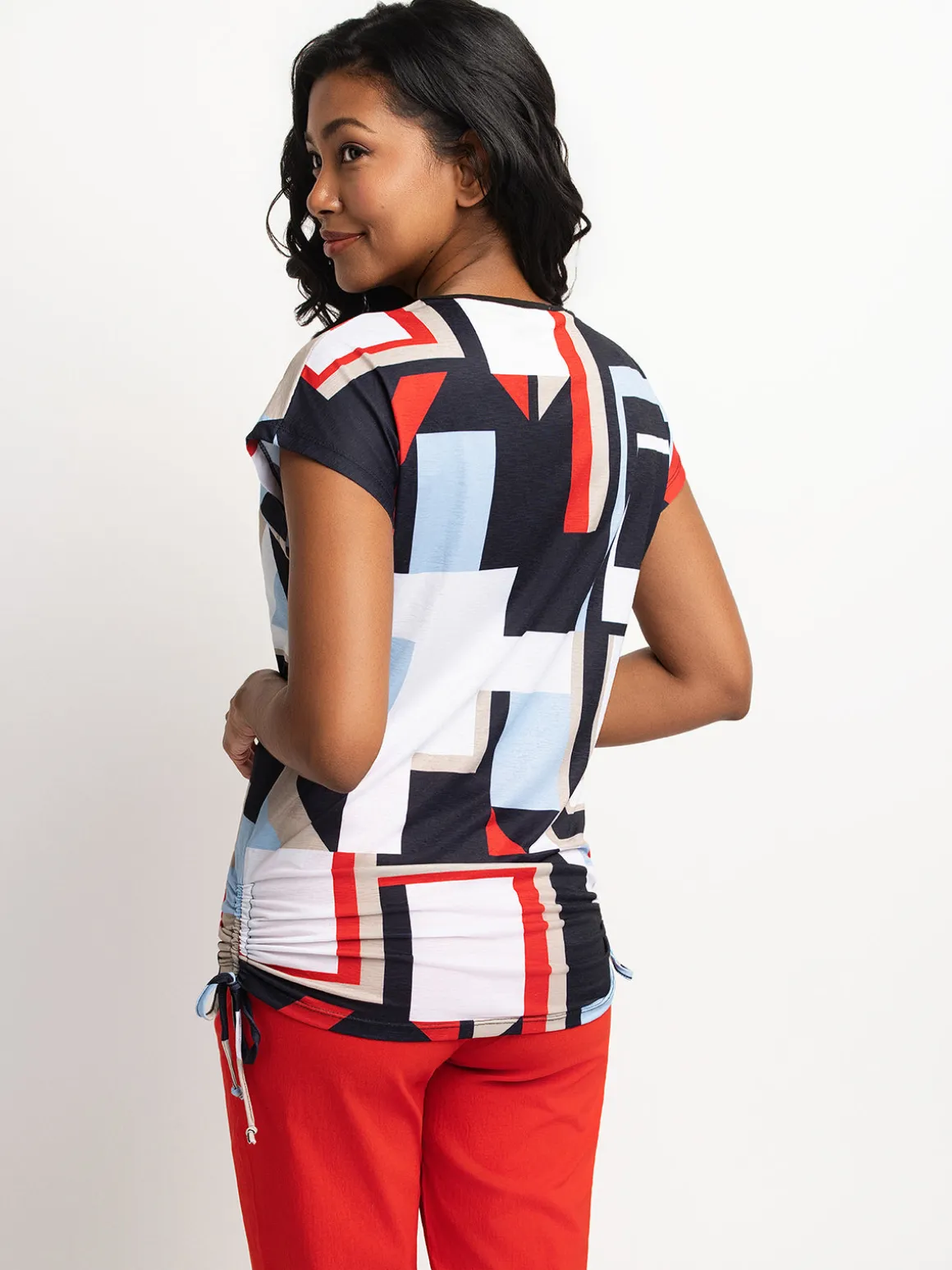Short-sleeve loose t-shirt
