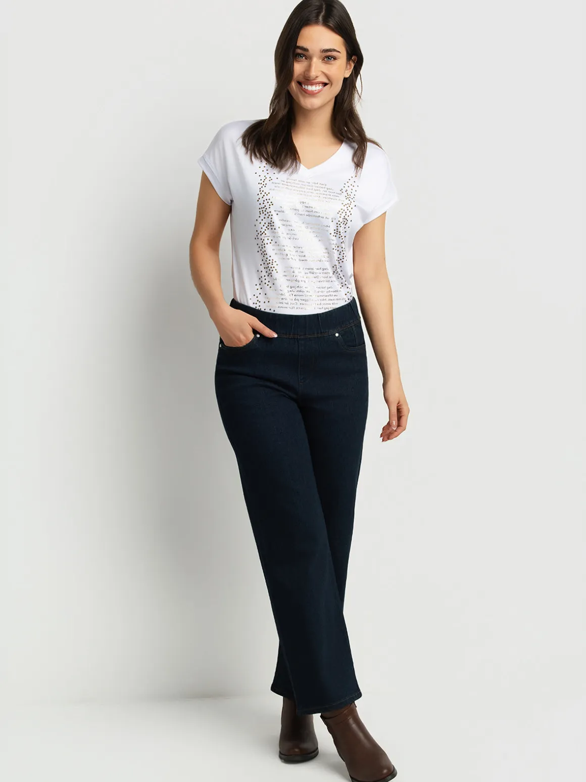 Short-sleeve loose t-shirt