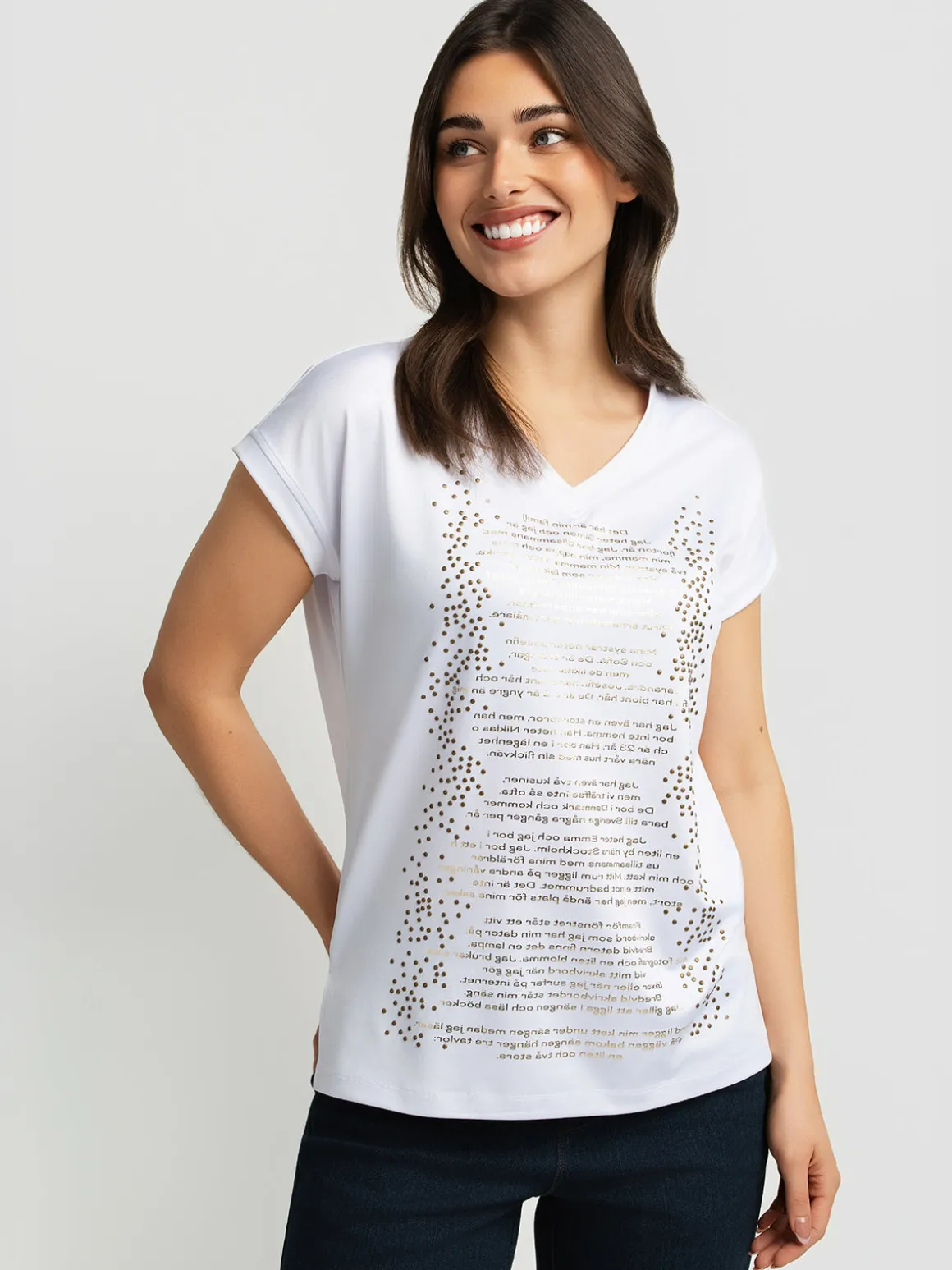 Short-sleeve loose t-shirt