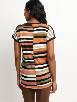 Short-sleeve loose tunic