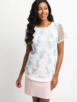 Short-sleeve loose tunic