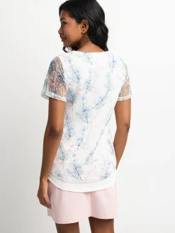 Short-sleeve loose tunic