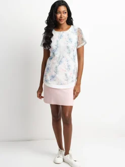 Short-sleeve loose tunic