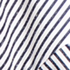 Short-sleeve semi-fitted blouse with buttons