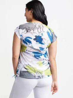 Short-sleeve semi-fitted t-shirt
