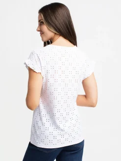 Short-sleeve semi-fitted t-shirt
