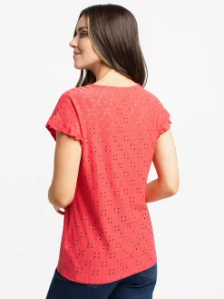 Short-sleeve semi-fitted t-shirt