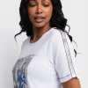 Short-sleeve semi-fitted t-shirt
