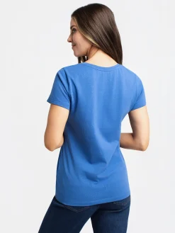 Short-sleeve semi-fitted t-shirt