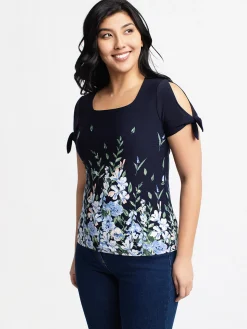 Short-sleeve semi-fitted t-shirt