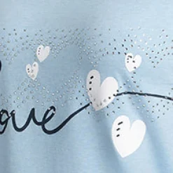 Short-sleeve semi-fitted t-shirt