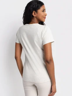 Short-sleeve semi-fitted t-shirt