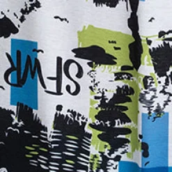 Short-sleeve semi-fitted t-shirt