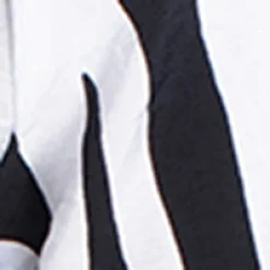 3/4-sleeve loose blouse with buttons