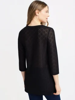 3/4-sleeve loose tunic
