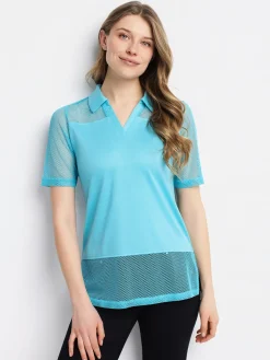 3/4-sleeve semi-fitted tunic